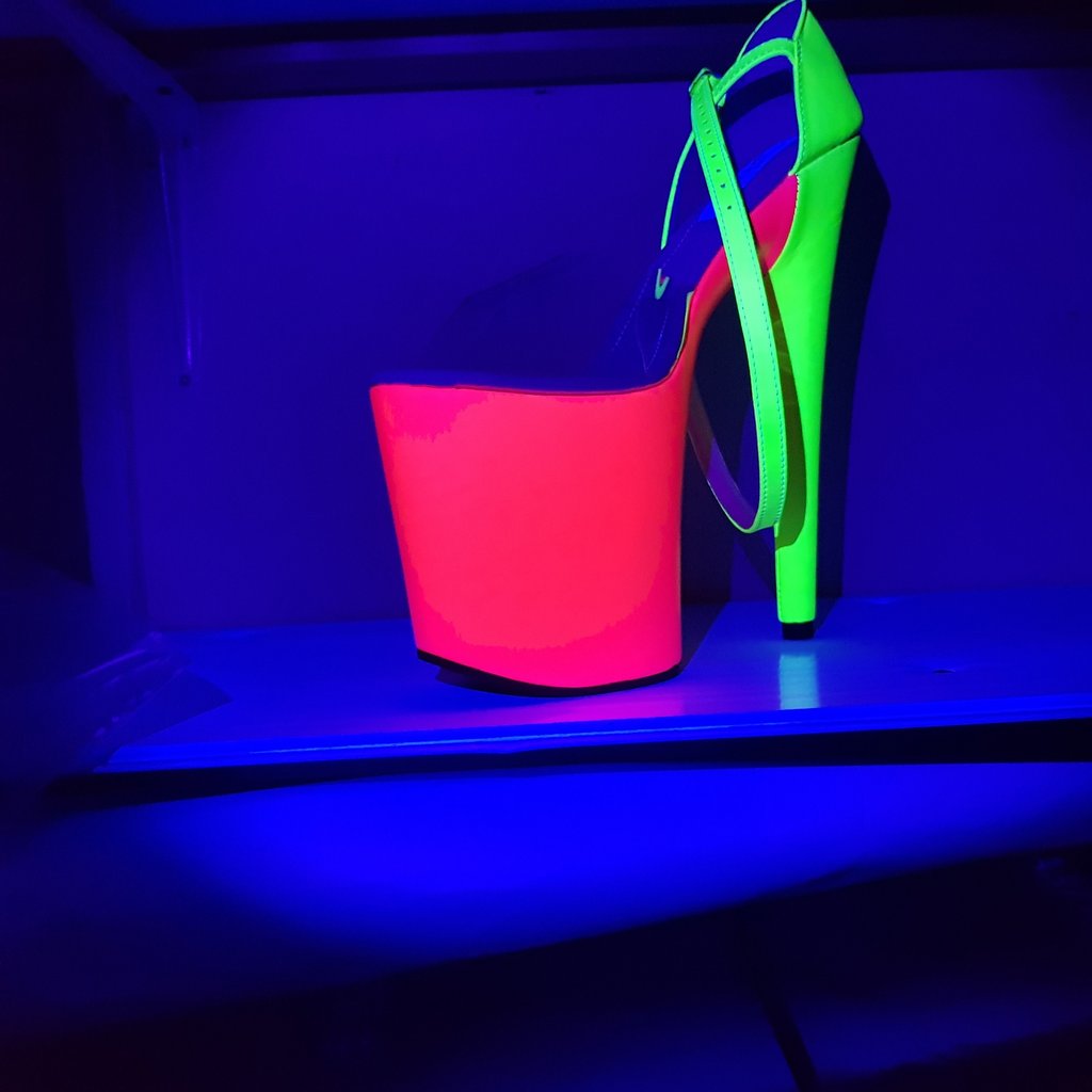 Classic long strap closure neon yellow and pink vegan leather sandals (more colors are available)