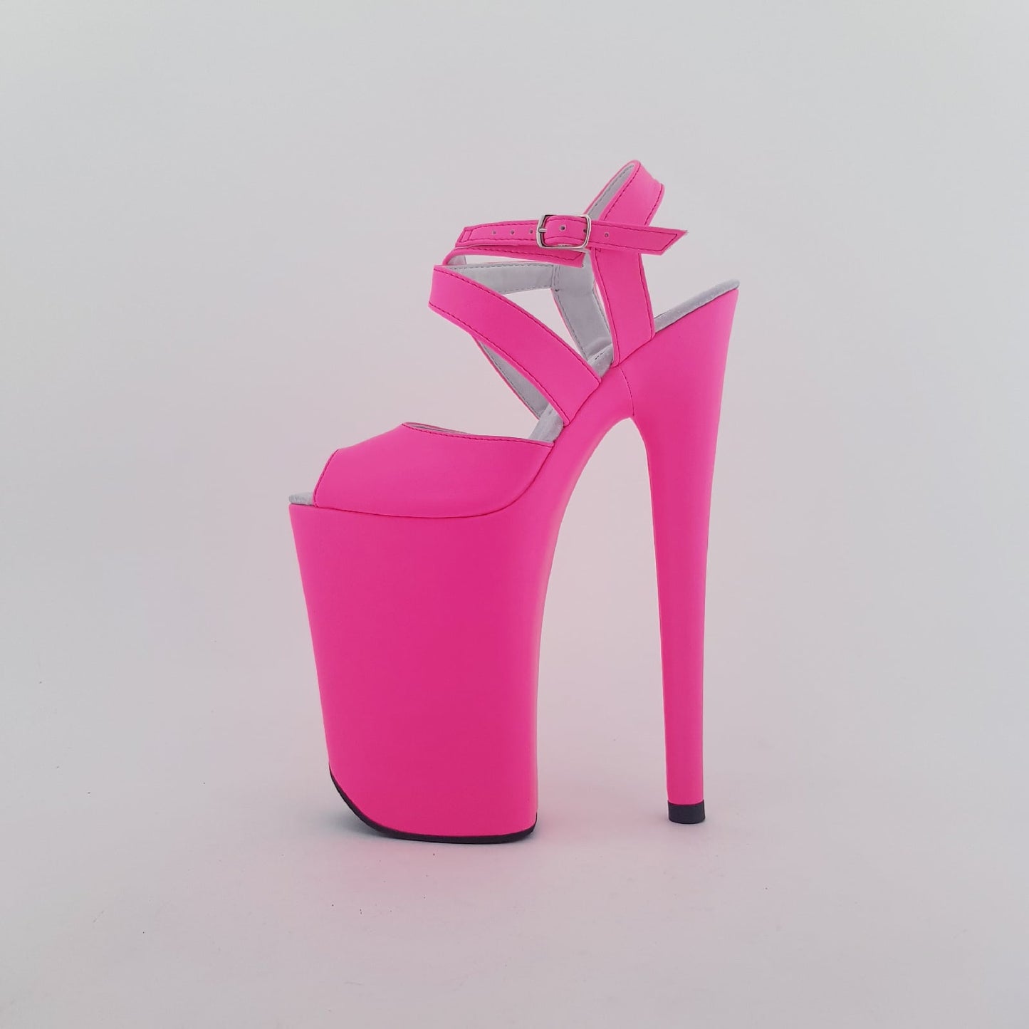 Diana neon pink vegan leather sandals (more colors are available)