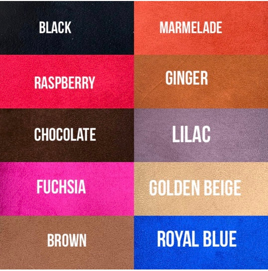 Porcelain vegan nubuck, clear platform insert ankle - mid calf boots(more colors are available)