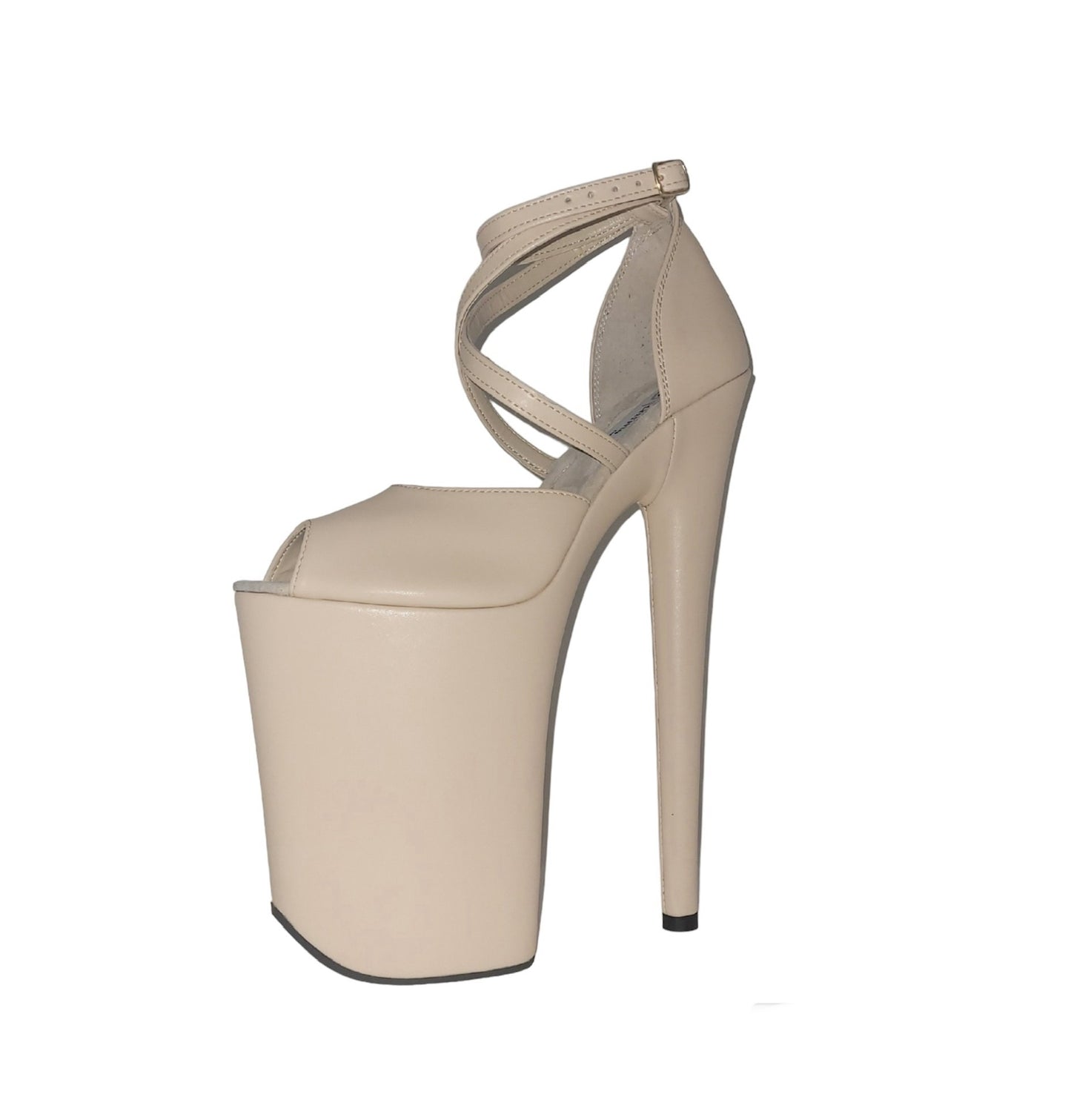 Carmen nude vegan leather sandals (more colors are available)
