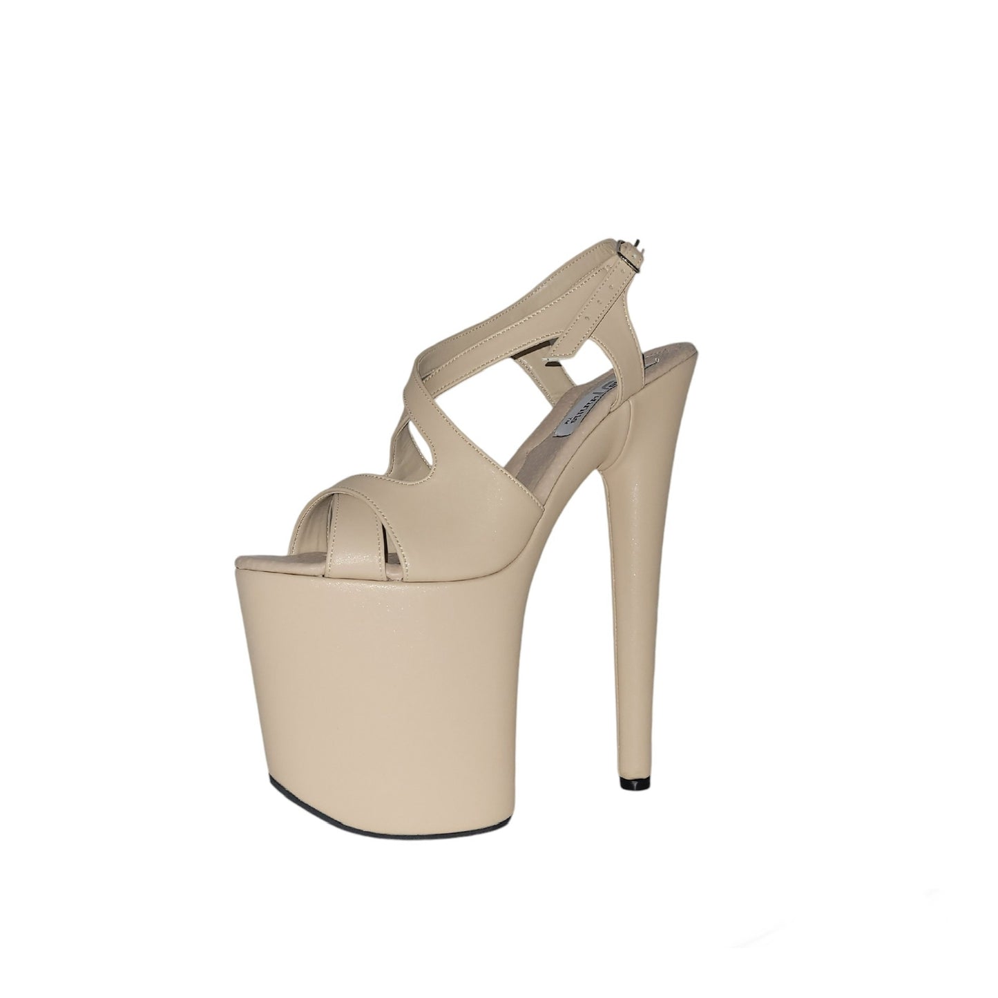 Wishes nude vegan leather sandals (more colors are available)