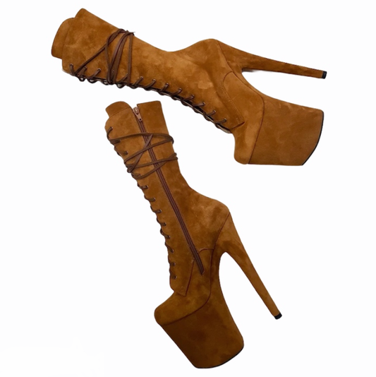 Ginger genuine suede ankle - mid calf boots(more colors are available)