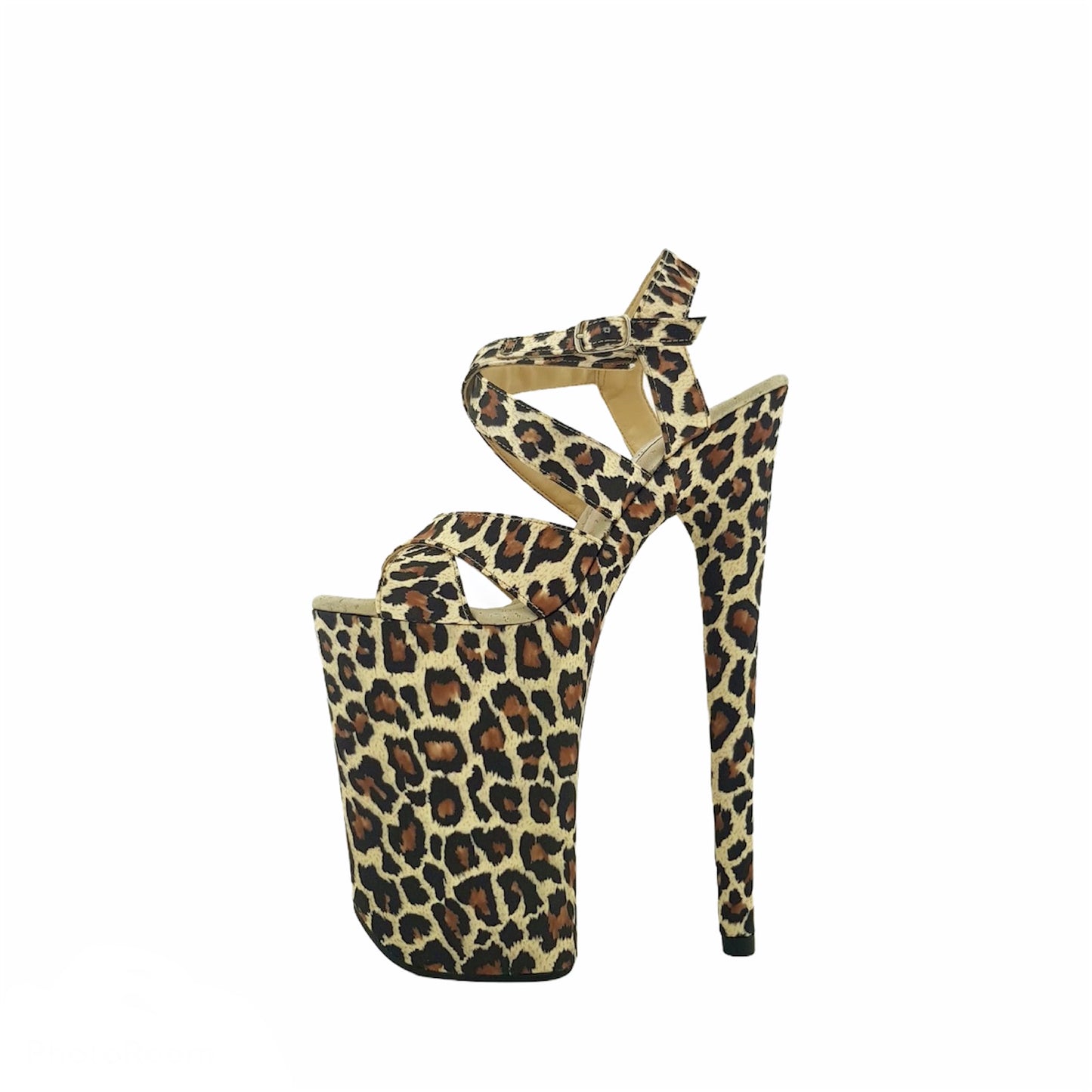 Kisses cheetah satin sandals (more colors are available)