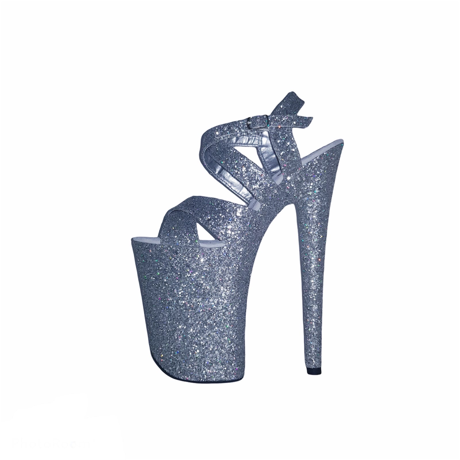 Blue hot sale sparkle sandals